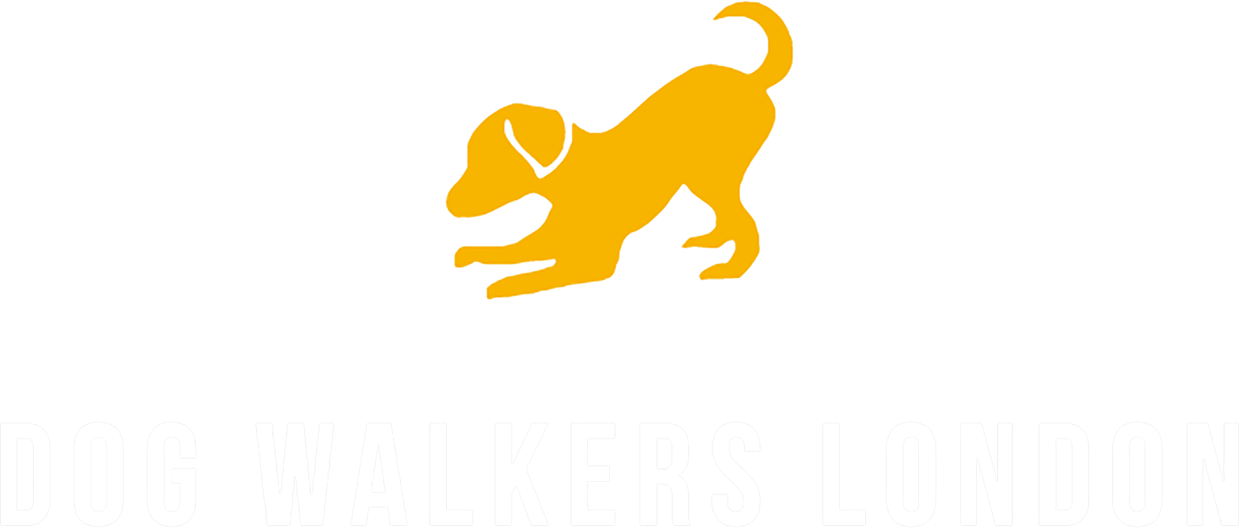 Dog Walkers London white logo